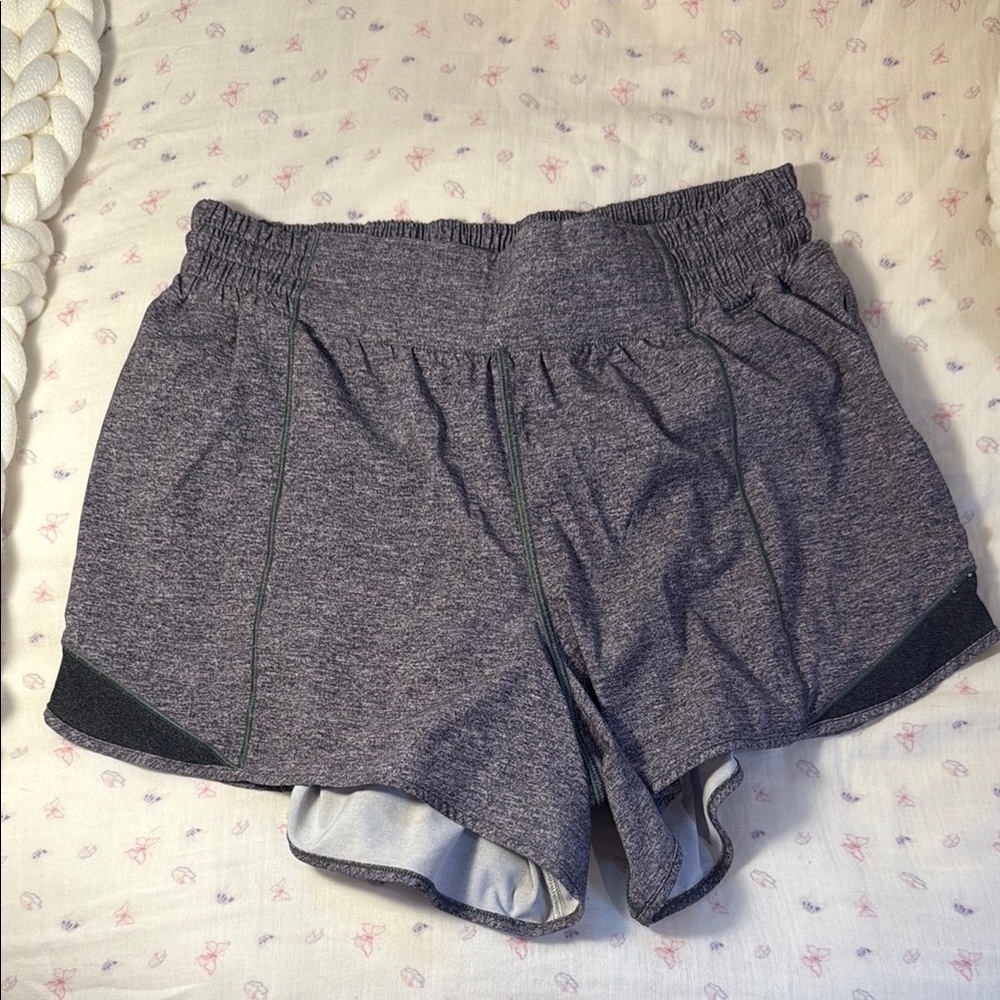 Lululemon Athletica Heather Gray Athletic Shorts